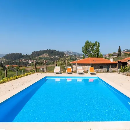 Comfortable House In Fornos With Shared Pool