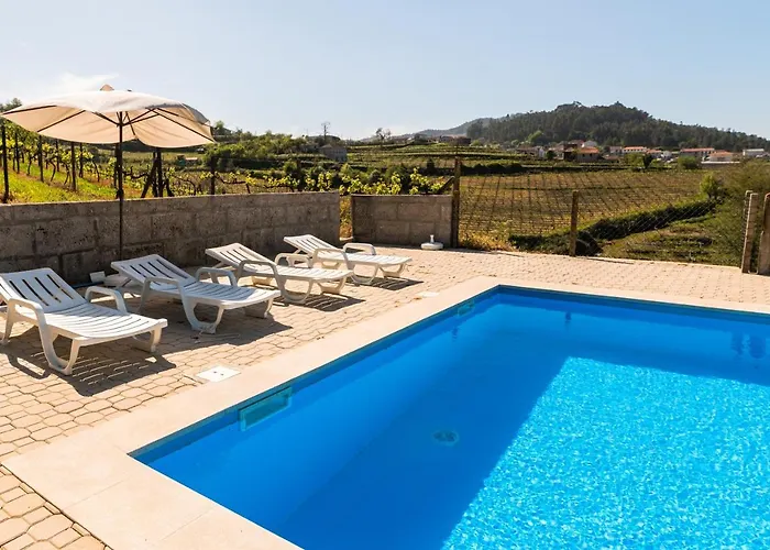 Comfortable House In Fornos With Shared Pool